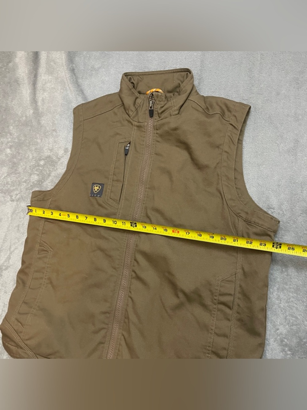 ARIAT REBAR Vest Large Wren Sherpa Lining Duracanvas Tough Max - Picture 4 of 12